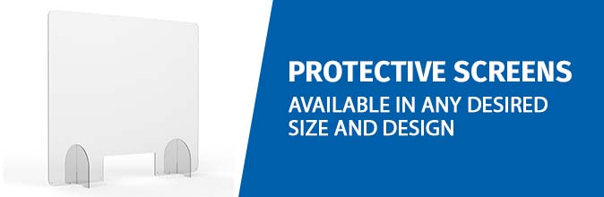 Counter protection screens