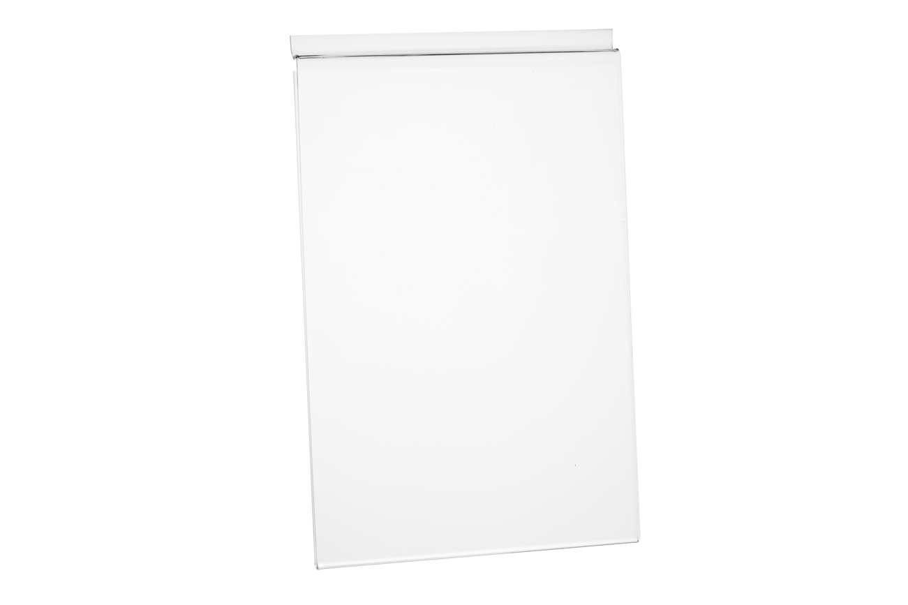 21101490 Sign holder A7 portrait for slatwall
