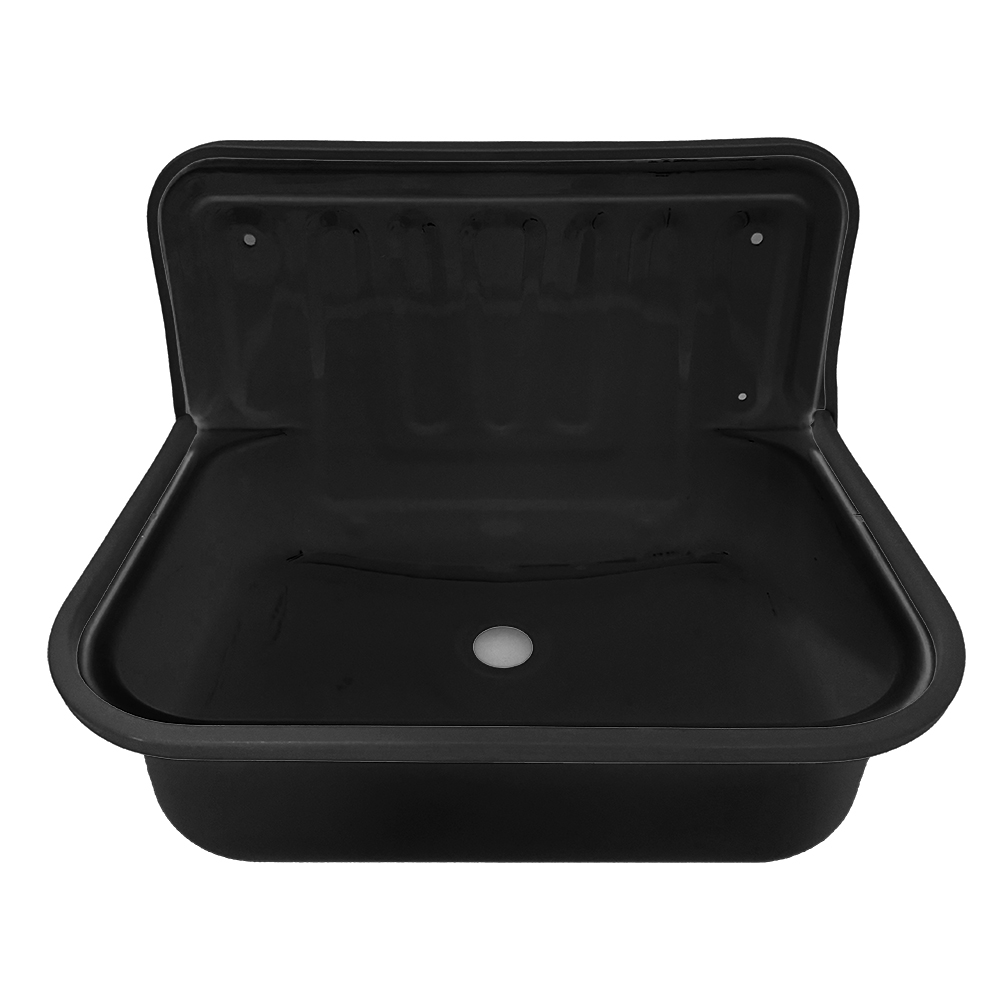 60803901 Sink white hard coating 510x360mm black