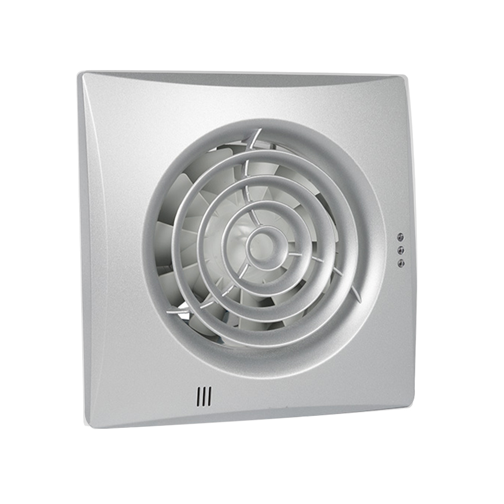 61400527 Badkamer-/ toiletventilator Silencio 100 aluminium