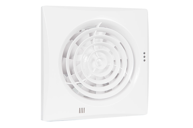 61401200 Badkamer-/ toiletventilator Silencio 125 T wit