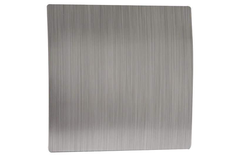 61701214 Kunststof front tbv AW 125 gebogen zilver