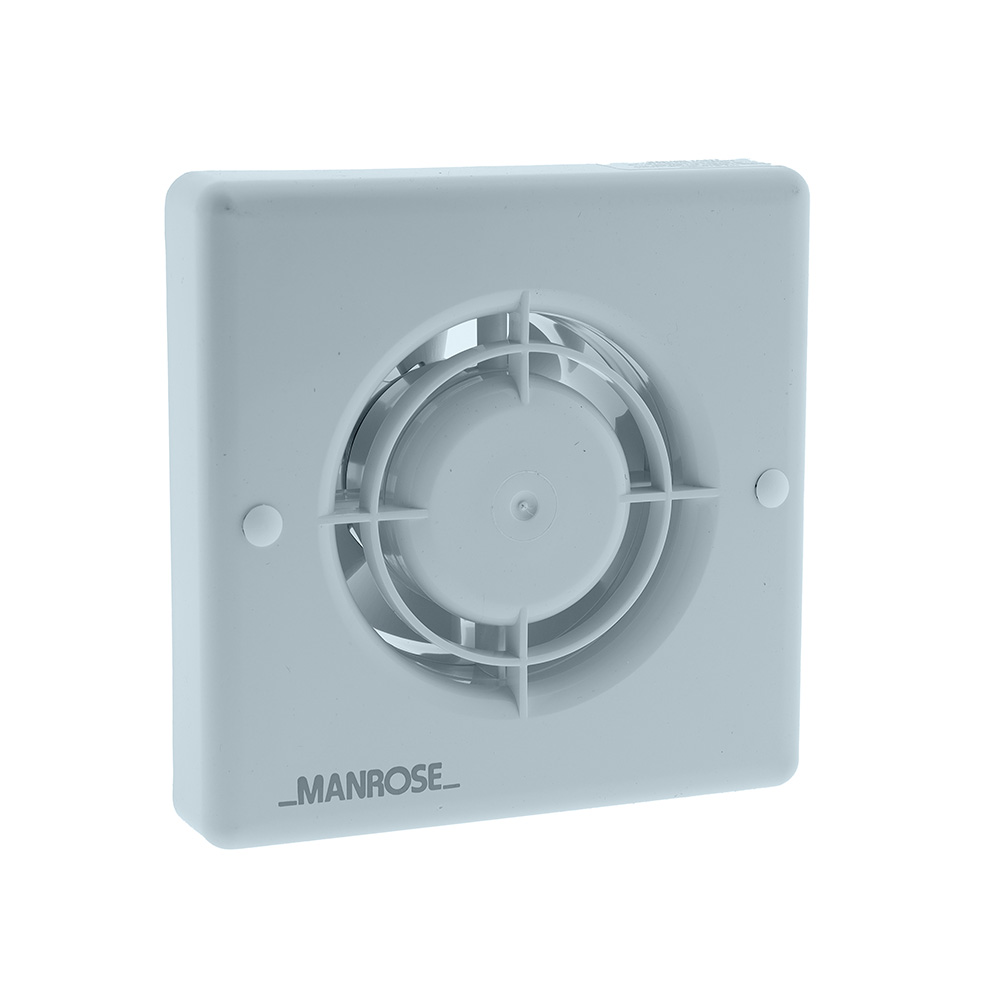 61801300 Badkamer-/ toiletventilator CR 100 TP wit