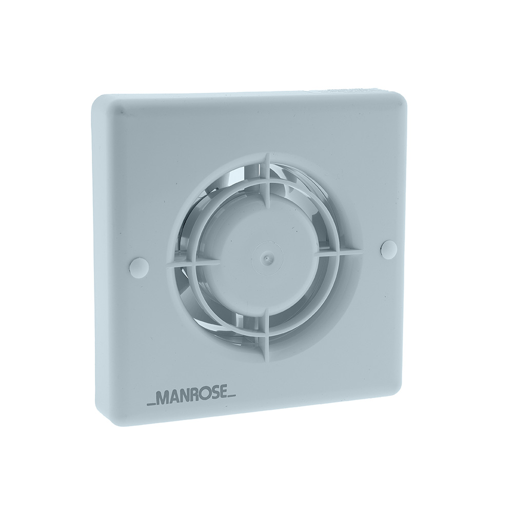 61801400 Badkamer-/ toiletventilator CR 100 VT wit