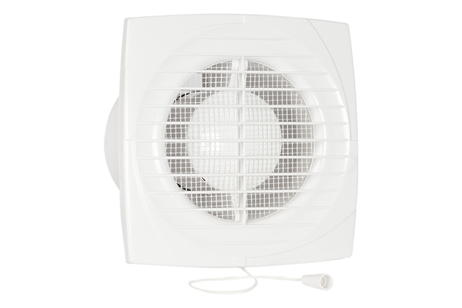 61900600 Badkamer-/ toiletventilator DV 100 wit