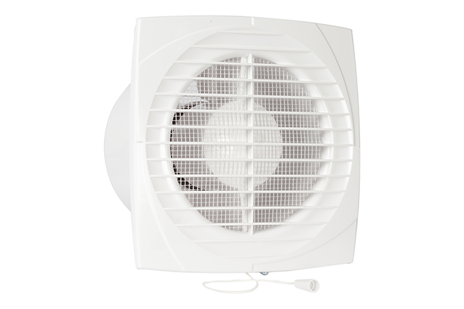 61901400 Badkamer-/ toiletventilator DVT 125 wit