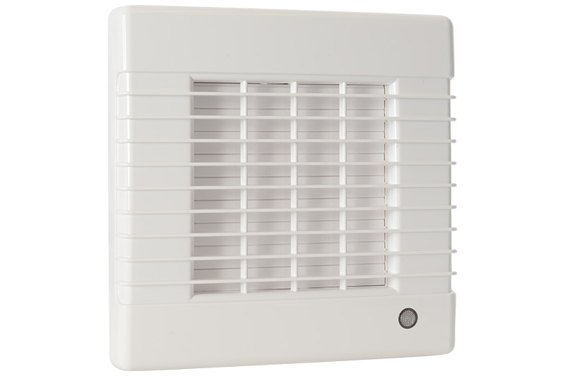 61902600 Badkamer-/ toiletventilator MATH 100 wit