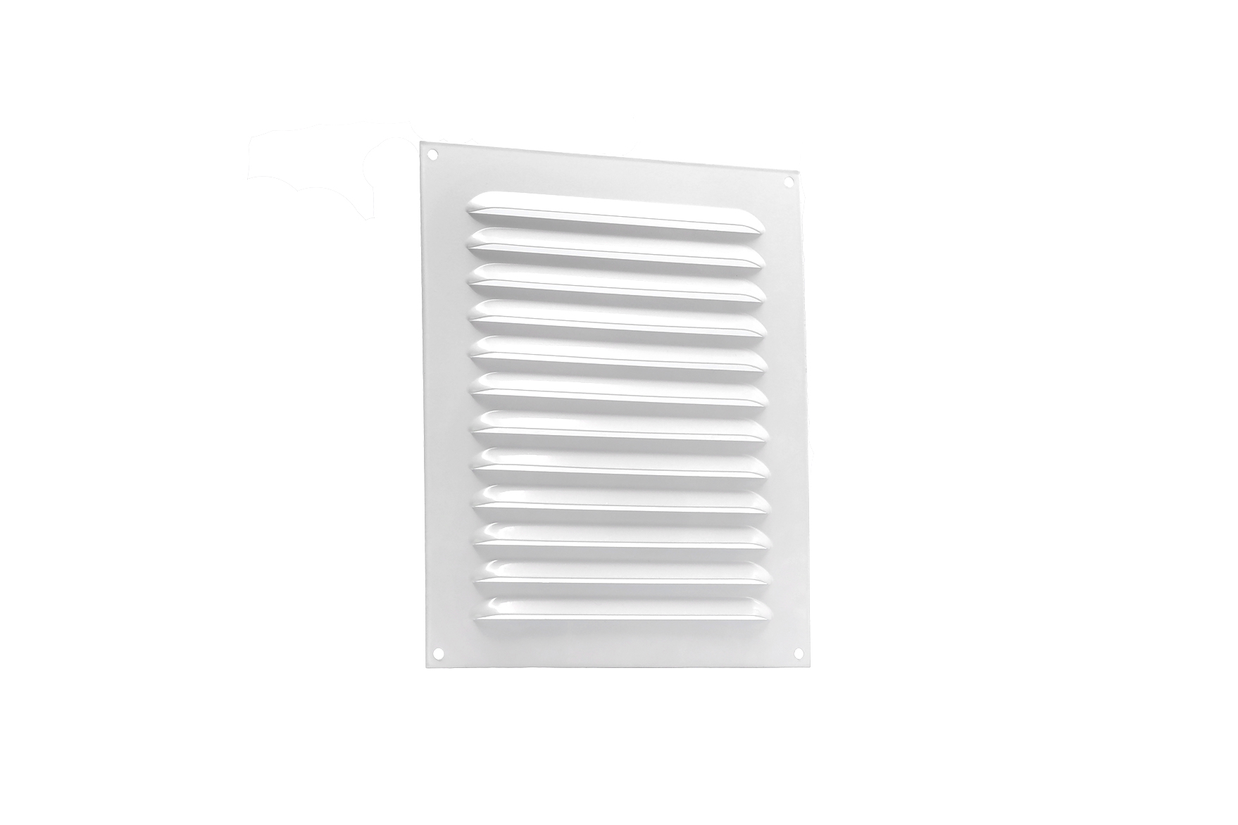62903000 ALU schoepenrooster vlak model 200x250mm wit