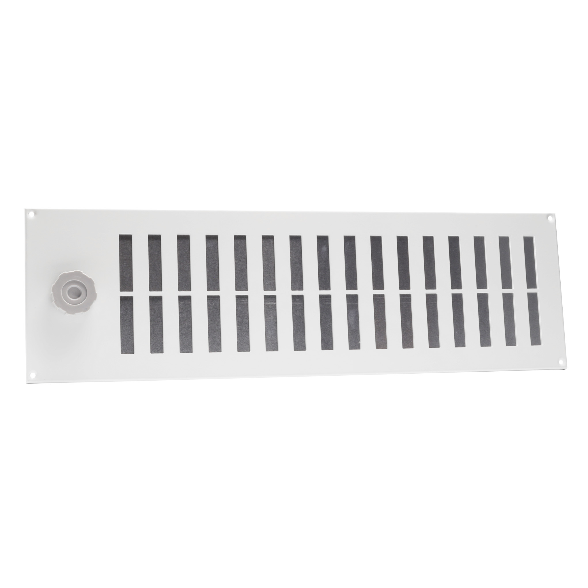 63501500 ALU schuifrooster met gaas 500x150mm wit
