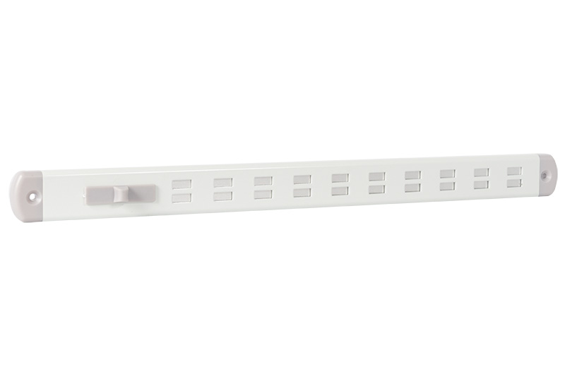63501800 ALU schuifrooster Bold Line 370x30mm wit