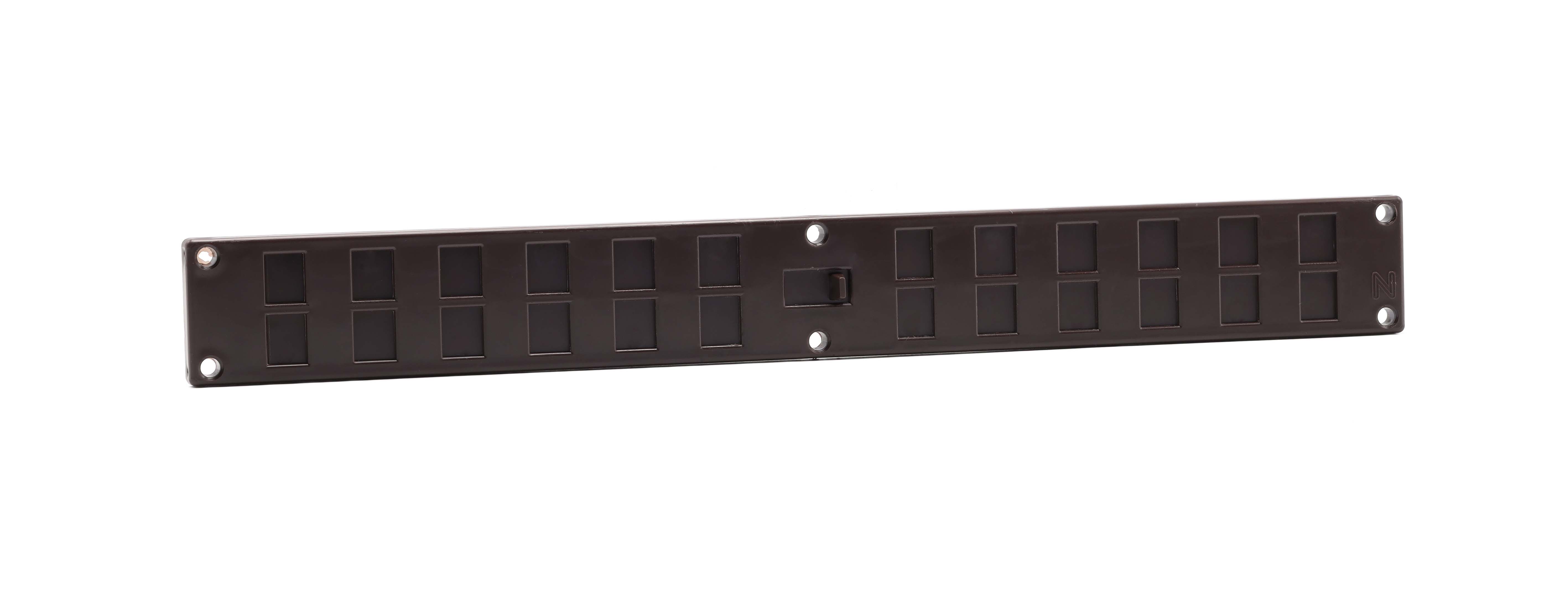 63600802 Afsluitbaar ventilatierooster 370x40mm bruin