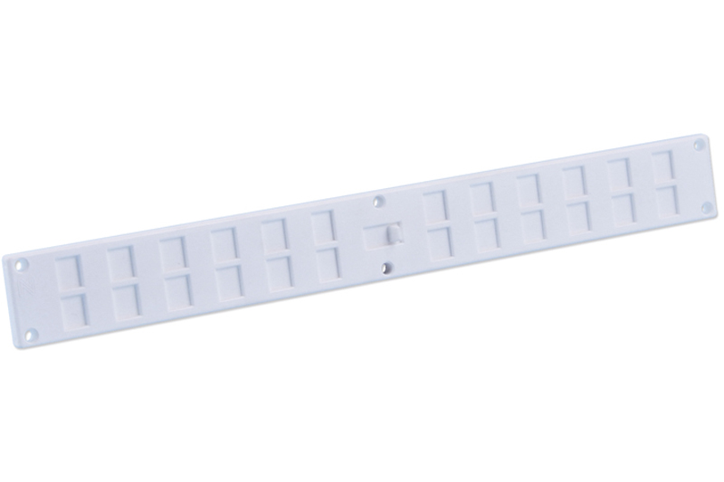 63601800 Afsluitbaar ventilatierooster 370x40mm wit