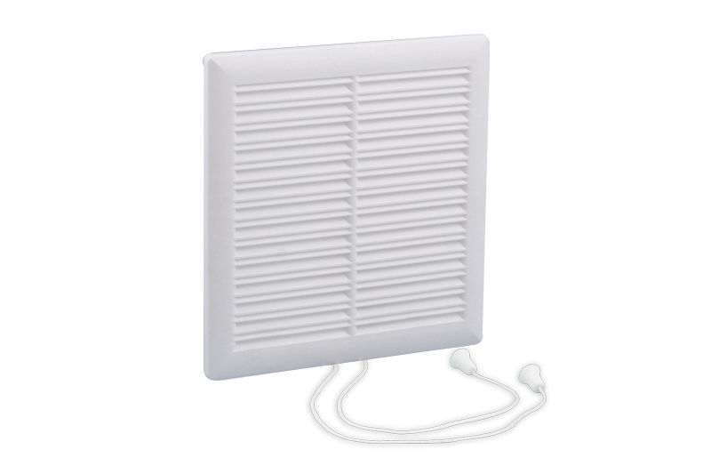 63602700 Afsluitbaar ventilatierooster 200x200mm wit