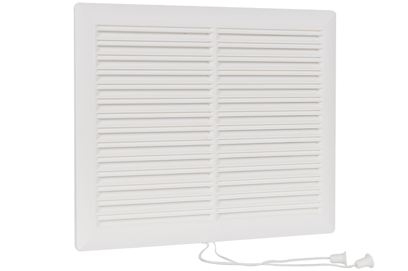 63602800 Afsluitbaar ventilatierooster 250x200mm wit