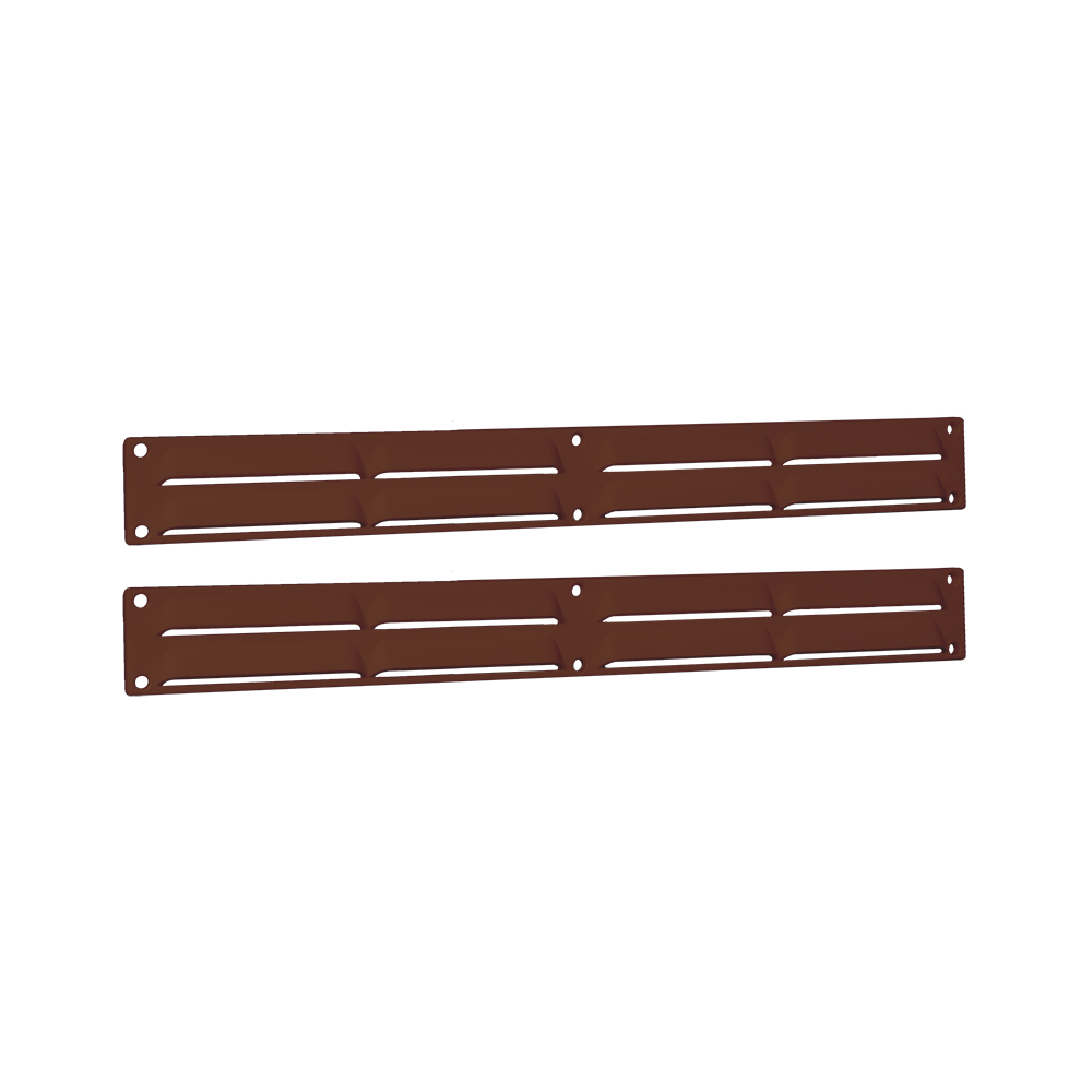 63900402 Ventilatieset 370x40mm bruin
