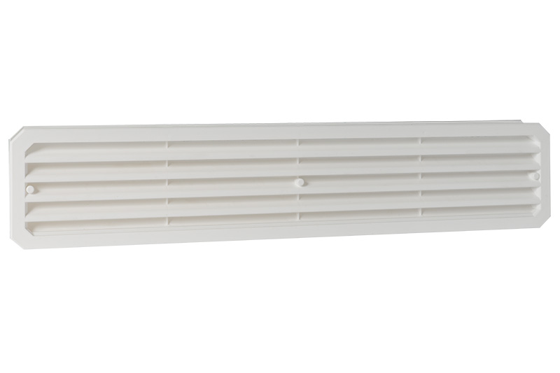 64100300 Kunststof deurventilatierooster 463,5x138mm wit