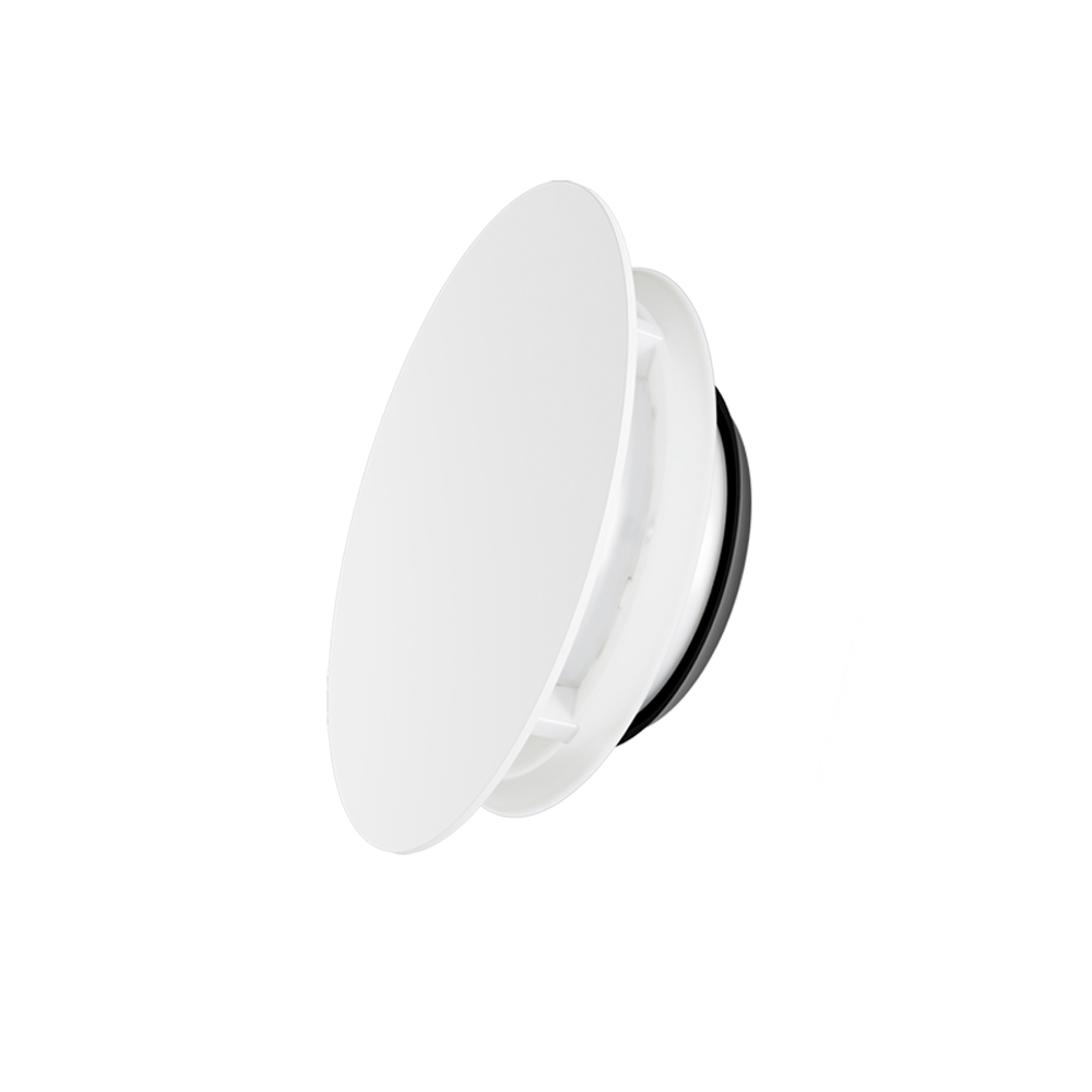 64508900 Aan- en afvoerventiel 125 RF rond wit