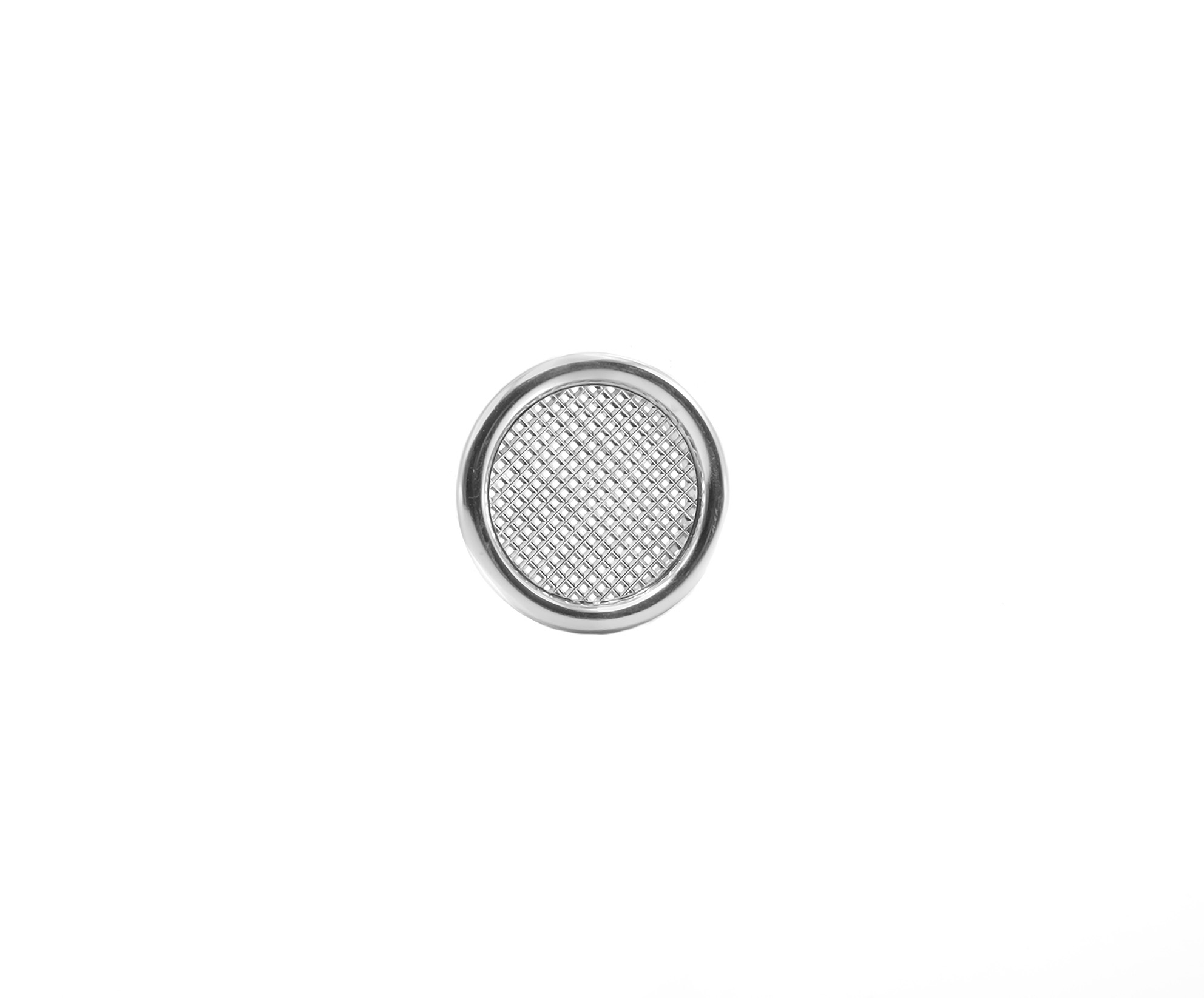 64801408 Ventilatierooster kunststof Ø45mm chroom