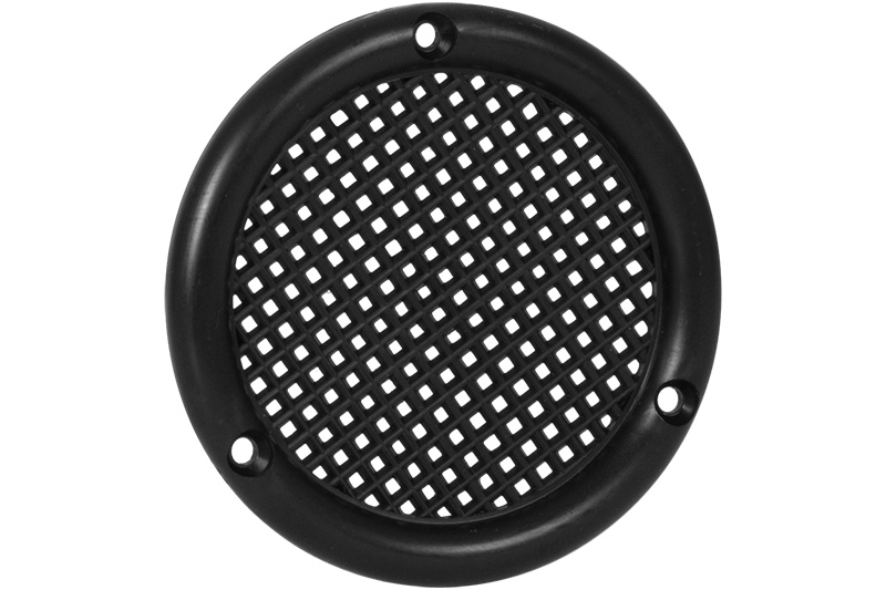 64802001 Ventilatierooster kunststof Ø45mm vlak zwart