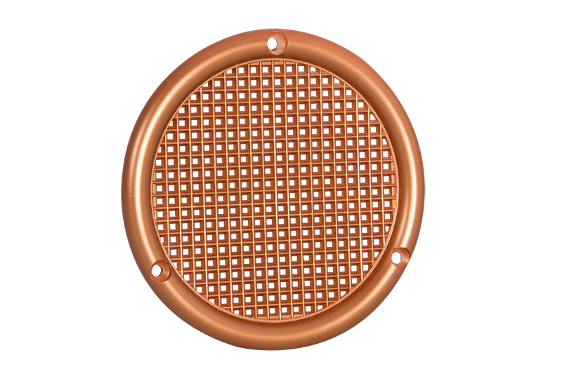 64802126 Ventilatierooster kunststof Ø56mm vlak roodkoper