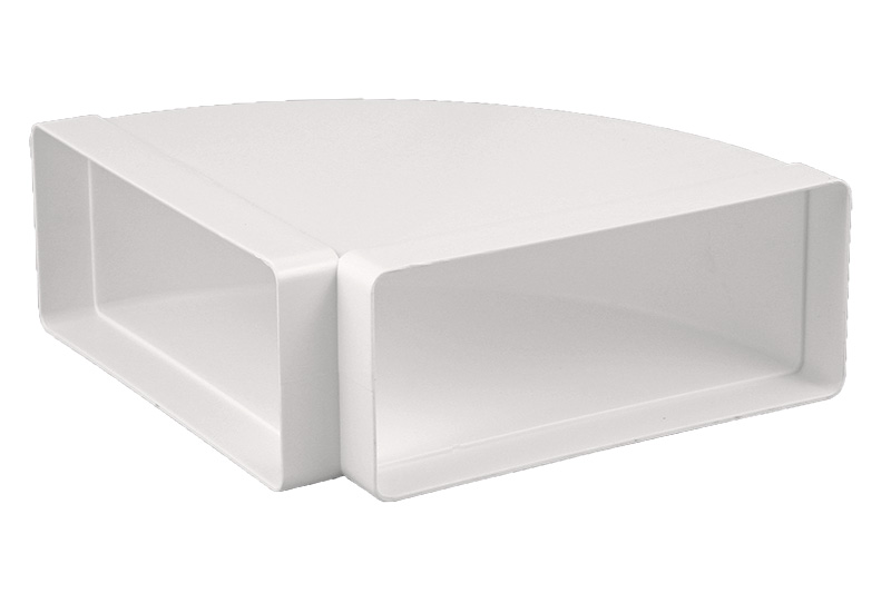 65807500 Hoekstuk horizontaal 90º 220x90mm