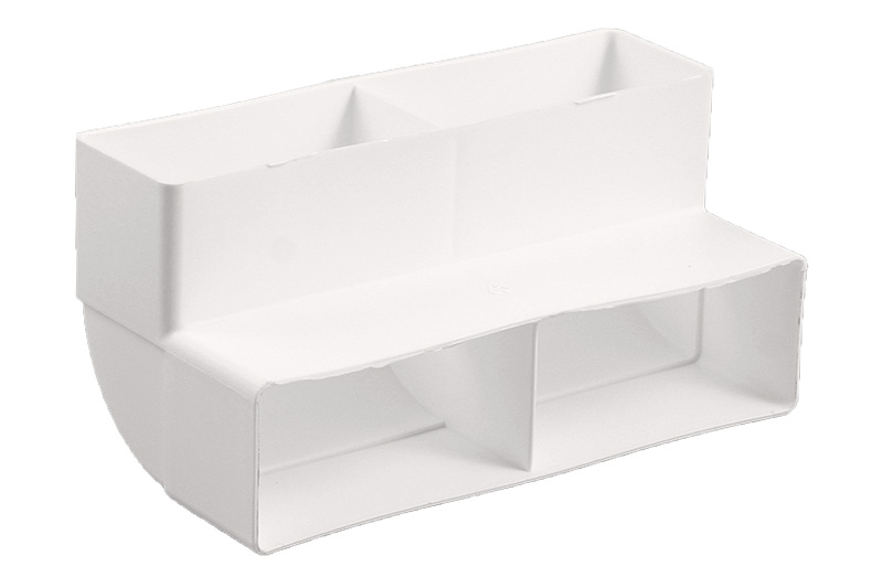 65808300 Hoekstuk vertikaal 90º 2x110X54mm