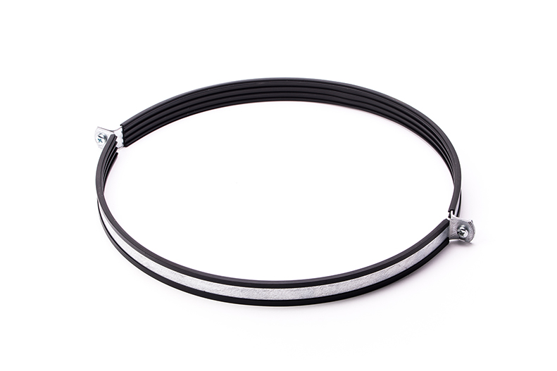 66416233 Verzinkte beugel rubber inlage Ø100mm M
