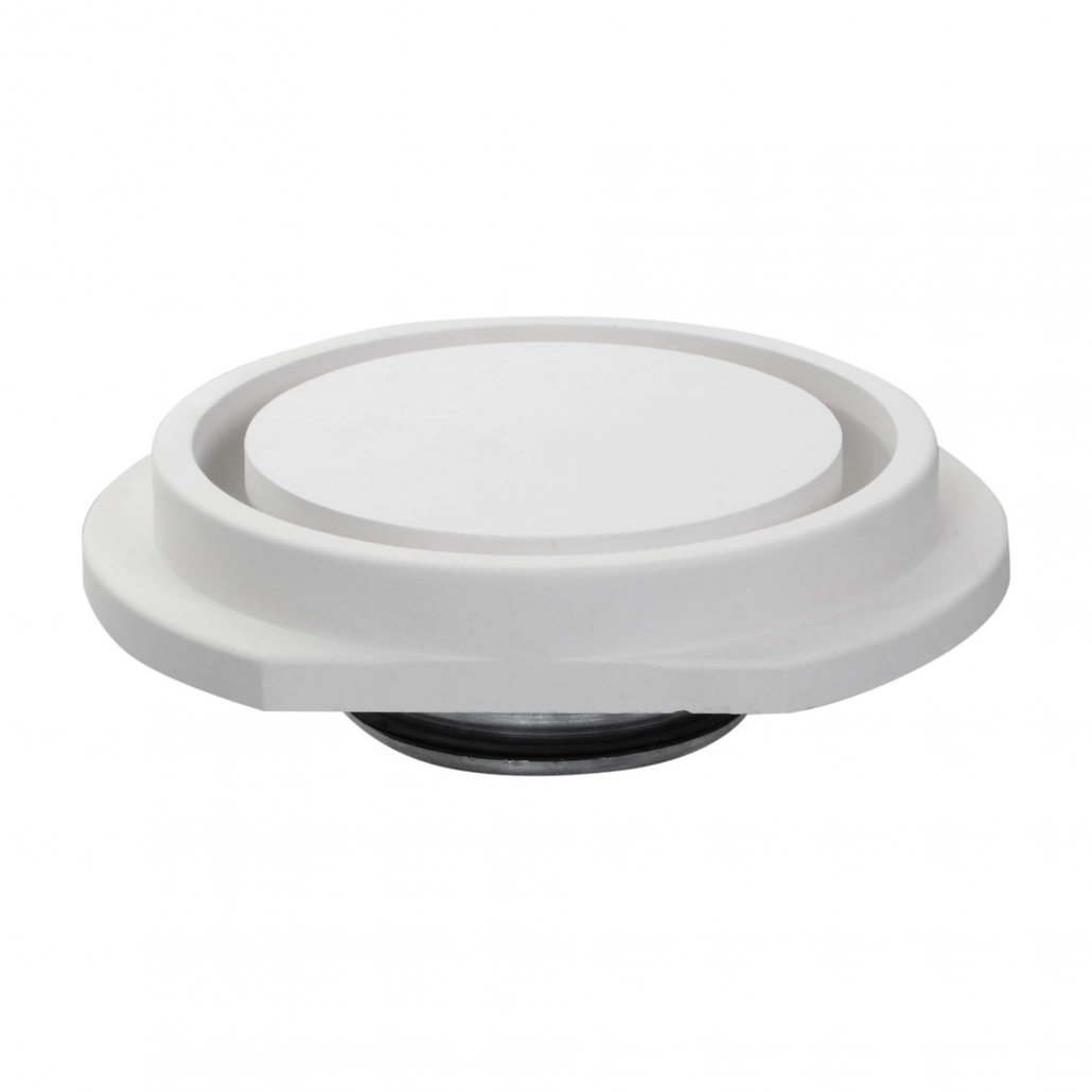 66800200 Rond toe-/afvoerventiel, instucbaar, zonder frame Ø125mm